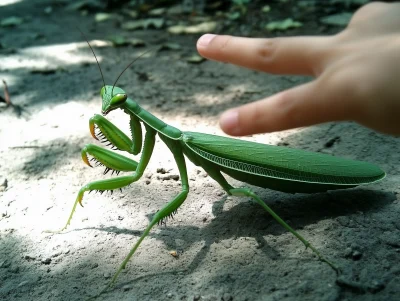 Green Preying Mantis Wallpaper