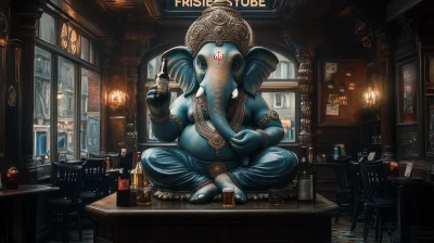 Ganesha in Old English Pub