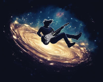 Guitarist in Space