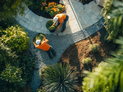 Landscapers at Work