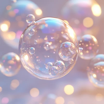 Dreamy Bubble Valentine’s Day Scene