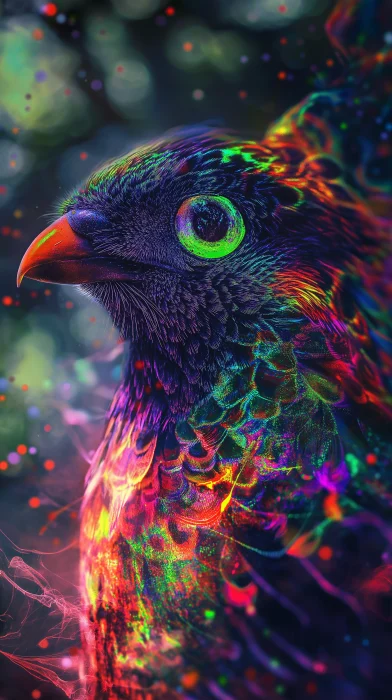 Psychedelic Bird