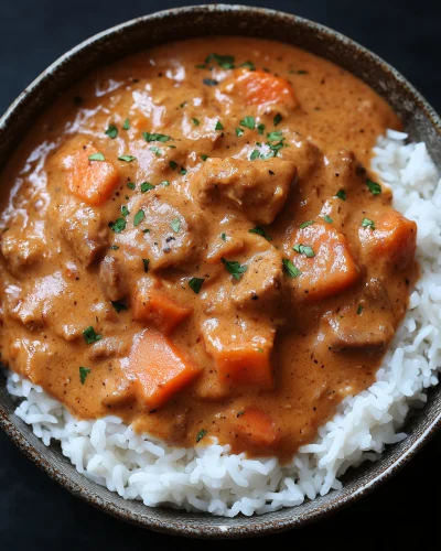 Pork Curry Rice Bowl