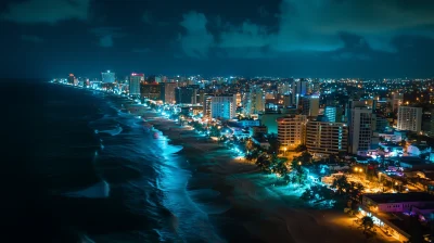 Night Clubs on Puerto Rico Beach Coast