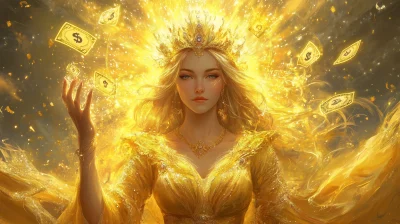 Golden Goddess of Wealth