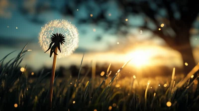 Tree Cross and Dandelion Hallseed