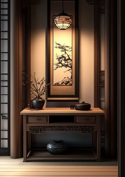 Modern Chinese Style Desk