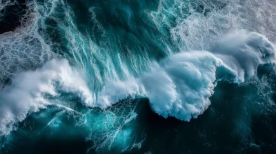 Aerial Ocean Waves