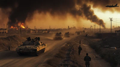 American Forces Attack on Iraq