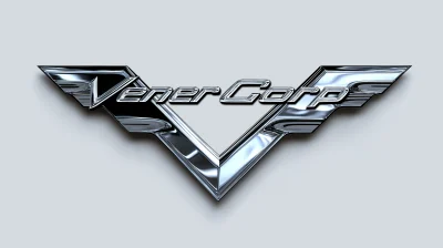 1980’s Silver Chrome VenerCorp Logo