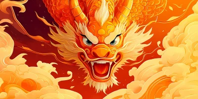 Chinese Dragon Illustration