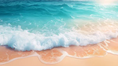 Bright Beach Background