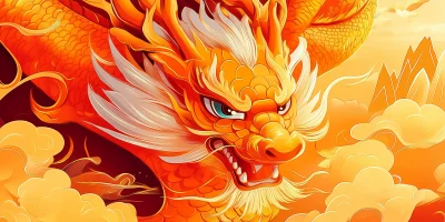 Chinese Dragon Illustration