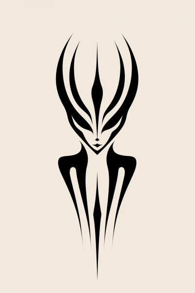 Xenolinguistic Alien Glyph Vector