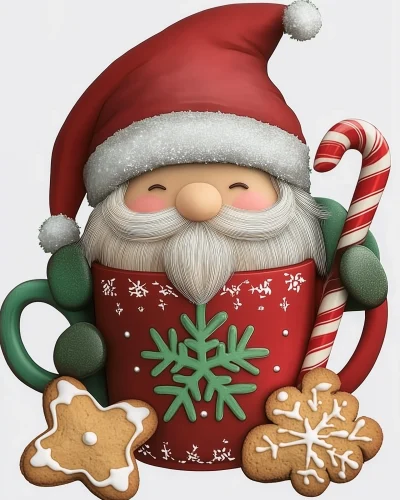 Holiday Gnome Clipart