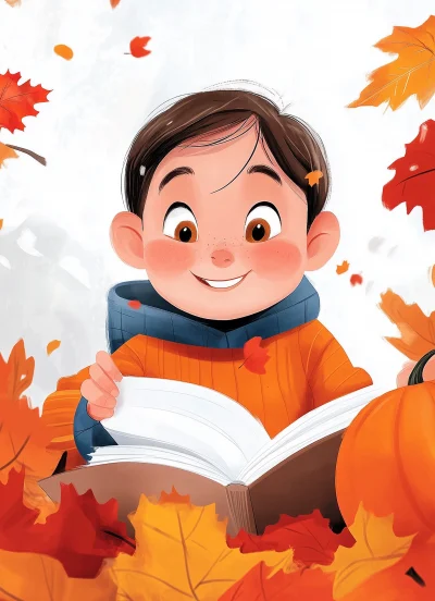 Fall Thanksgiving Children Book Cover