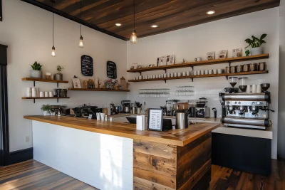 Cozy Coffee Shop Interior