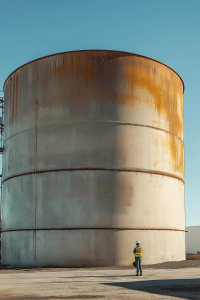 Metal Water Tower in Australia