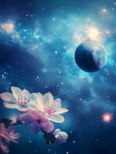 Flower in Space