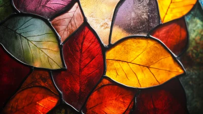 Autumn Stained Glass