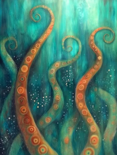 Turquoise Ocean Tentacles