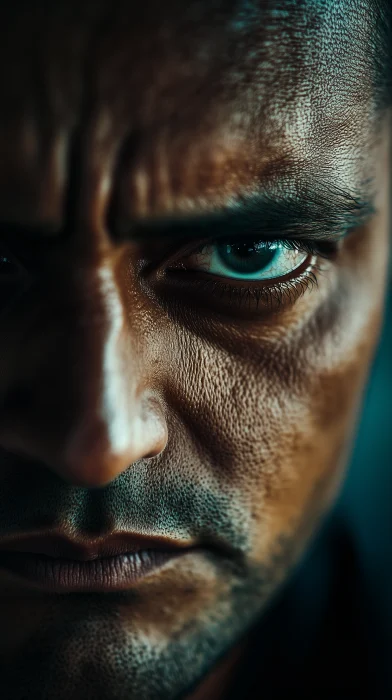 Cinematic Close-up Portrait