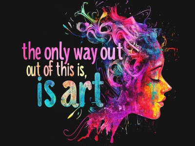 Colorful Typography Art