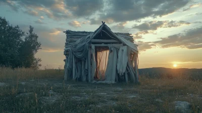 Sunset Cabin with Fabric Entrance