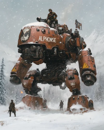 Giant Mech Concept Art