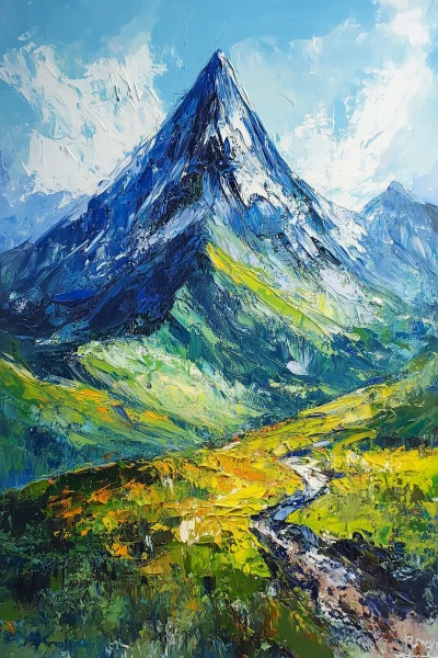 Mountain Landscape Painting