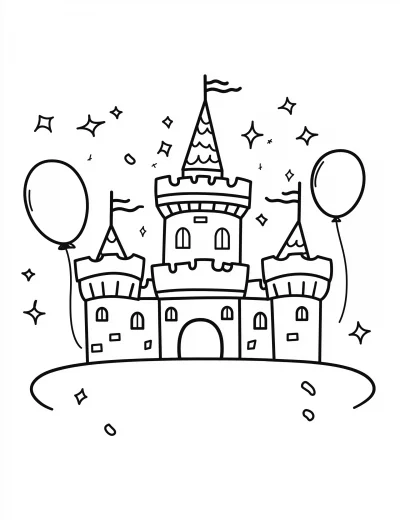 Minimalist Coloring Page