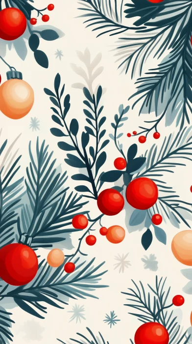 Holiday Pattern Wallpaper