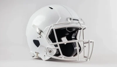 High Contrast Football Helmet Photo