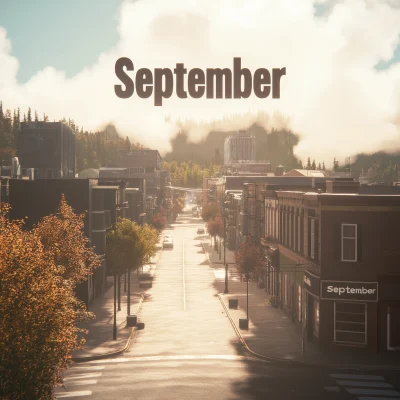 September Word Art