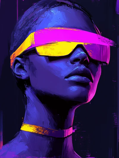 Colorful Abstract Portrait