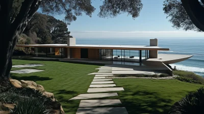 Mid Century Modern Home on Bluffs