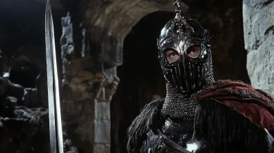 Dark Souls Old Movie Style Character