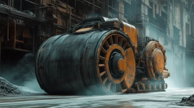 Futuristic Steam Roller