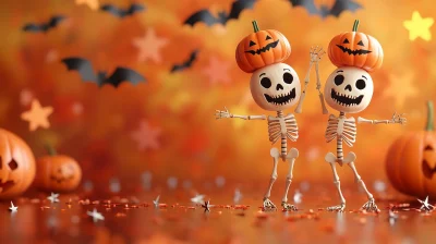 Halloween Skeletons Dance