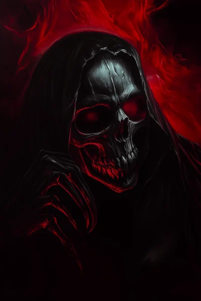 Grim Reaper in Mask