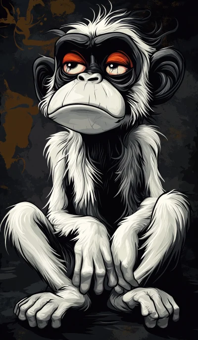 Black Star White Monkey