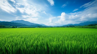 Rice Field Landscape