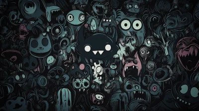 Cute Cartoon Characters Wallpaper