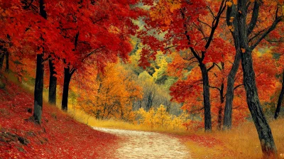 Autumn Forest Path