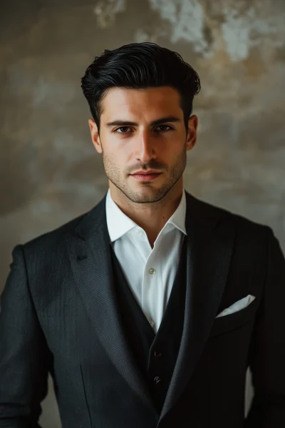 Stylish Italian Man Portrait