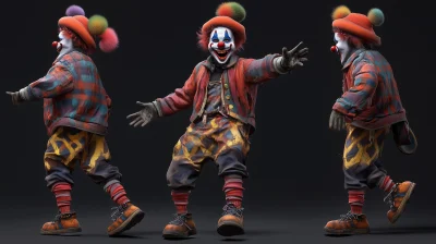 Circus Clown Character Design