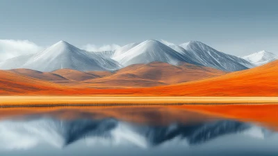 Alpine Minimalist Landscape