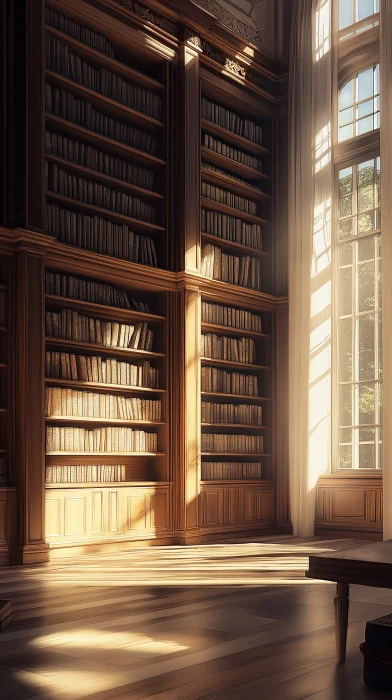 Sunlit Library