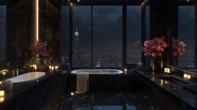 Luxurious Penthouse Bathroom