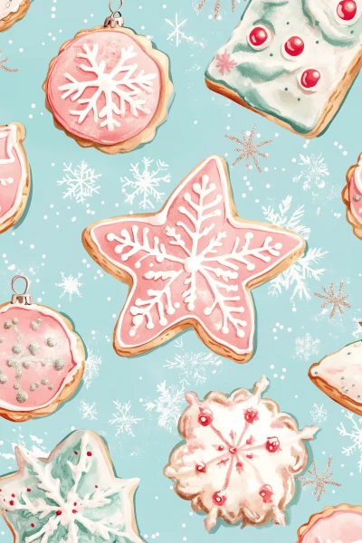 Victorian Christmas Cookies Pattern